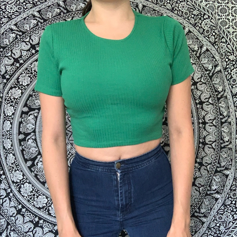 Topshop crop top 💚